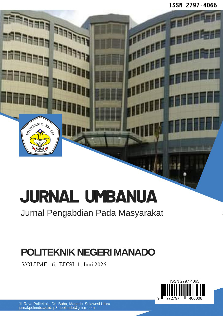 					View Vol. 6 No. 1 (2026): JURNAL UMBANUA POLITEKNIK NEGERI MANADO
				